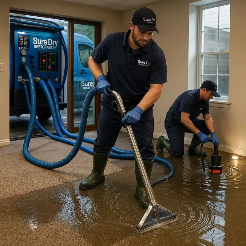 Water Extraction and Removal process in Vacaville, CA